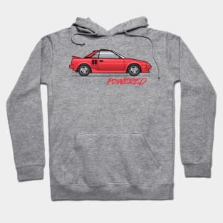 Powered-Red Hoodie